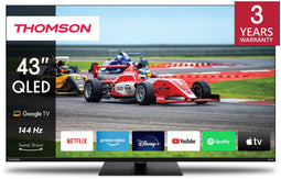 Thomson 43QG7C14 - Ultra HD LCD TV - 43" 3840x2160 144Hz Dolby Vision Google TV - Zwart