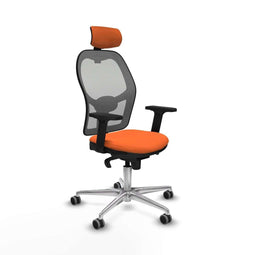 Jorquera Piqueras y Crespo 2D086G2 - Bureaustoel met hoofdsteun - Verstelbare hoogte - Oranje