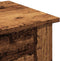 vidaXL - Salontafel - 40x40x42 - cm - bewerkt - hout - oud - houtkleurig