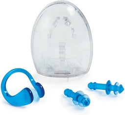 EAR PLUGS AND NOSE CLIP COMBO SET. 1 Pair Plug. 1Pc Clip AND Case. Ages 8+