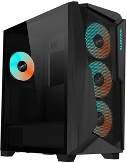 Gigabyte C301 Glass - Tower Behuizing - ATX EATX Micro-ATX Mini-ITX - Zwart