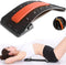 EarKings Backstretcher Massage Apparaat met Zachte Massage Pads - Verstelbare Rugstretcher voor Optimale Ontspanning - Rood