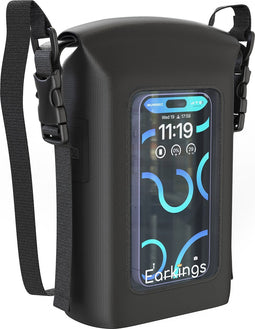 Earkings Waterdichte Tas Drybag - Waterdichte Telefoonhoesjes 2 Liter met Schouderriem en Handvat