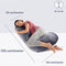 Earkings Zwangerschapskussen Zijslaapkussen 135x65cm J-vorm met Afneembare hoes - Body Pillow donkergrijs
