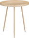 Mica Decorations Flores - Bijzettafel - Metaal - H44 x Ø40 cm - Beige