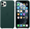 Apple iPhone 11 Pro Max - Leather Backcover - Echt leder - Groen