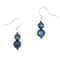 Earth Song Jewelry - Oorbellen in Sterling Zilver met Dubbele Blauwe Kyaniet Edelsteen - Sieraden