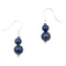 Earth Song Jewelry - Oorbellen in Sterling Zilver met Dubbele Lapis Lazuli Edelsteen - Sieraden