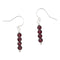 Earth Song Jewelry - Oorbellen in Sterling Zilver met Glinsterende Granaat Edelsteen - Sieraden