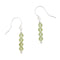 Earth Song Jewelry - Oorbellen in Sterling Zilver met Glinsterende Peridot Edelsteen - Sieraden