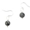 Earth Song Jewelry - Oorbellen in Sterling Zilver met Kleine Zwarte Maansteen Edelsteen - Sieraden
