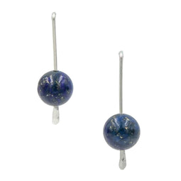 Earth Song Jewelry - Oorbellen in Sterling Zilver met Lapis Lazuli Edelsteen - Stokjes
