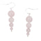 Earth Song Jewelry - Oorbellen in Sterling Zilver met Rozenkwarts Edelsteen - Sieraden