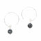 Earth Song Jewelry - Oorbellen in Sterling Zilver met Zwarte Maansteen Edelsteen - Sieraden