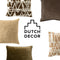 Dutch Decor LYLA - Kussenhoes 45x45 cm - 3D - effen print - Irish Cream - beige - met rits - zonder binnenkussen