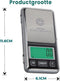 Ease Electronicz Digitale mini precisie keuken weegschaal - 0,1 tot 200 gram - 11.6 x 6.1 cm - pocket scale - inclusief 2x AAA-batterijen