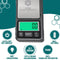 Ease Electronicz Digitale mini precisie keuken weegschaal - 0,1 tot 200 gram - 11.6 x 6.1 cm - pocket scale - inclusief 2x AAA-batterijen