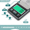Ease Electronicz Digitale mini precisie keuken weegschaal - 0,1 tot 200 gram - 11.6 x 6.1 cm - pocket scale - inclusief 2x AAA-batterijen