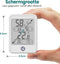 Ease Electronicz Hygrometer Min/Max - Luchtvochtigheidsmeter - Digitaal Weerstation - Vochtigheidsmeter - Thermometer voor Binnen - Met verlichting