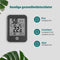 Ease Electronicz Hygrometer Min/Max - Luchtvochtigheidsmeter - Digitaal Weerstation - Vochtigheidsmeter - Thermometer voor Binnen - Met verlichting
