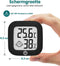 Ease Electronicz hygrometer - Weerstation - Luchtvochtigheidsmeter - Thermometer Voor Binnen - Incl. Batterij en Plakstrip