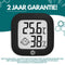 Ease Electronicz hygrometer - Weerstation - Luchtvochtigheidsmeter - Thermometer Voor Binnen - Incl. Batterij en Plakstrip