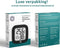 Ease Electronicz hygrometer - Weerstation - Luchtvochtigheidsmeter - Thermometer Voor Binnen - Incl. Batterij en Plakstrip