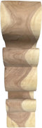 Eastfurn Massief houten wijnrek S 4 flessen