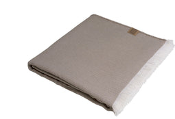 Eastown Wol & gerecycled katoen Plaid Sandy Beach
