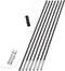 Easy Camp Pole DIY 8.5 mm Tentstok - Glasvezel - Black/Silver