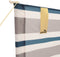 Easy - Camp - Strandwindscherm - Shore - blauw - en - zandkleurig
