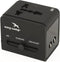 Easy Camp Travel Adaptor stekker zwart
