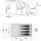 Easy - Camp - Tunneltent - Edendale - 400 - 4-persoons - blauw