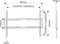 Easy Fix XL ultra dunne wandsteun voor tv’s tot en met 70 inch - EW1503