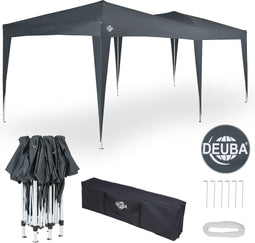 Easy Up - Vouwtent - Paviljoen- Partytent antraciet 3x6 mtr