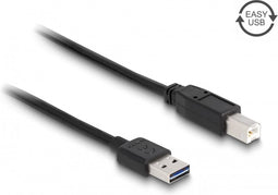 Easy-USB2.0 kabel USB-A - USB-B - 3 meter