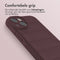 EasyGrip Backcover voor de iPhone 14 - Aubergine