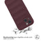 EasyGrip Backcover voor de iPhone 14 - Aubergine