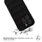EasyGrip Backcover voor de iPhone 14 Pro - Zwart