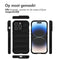 EasyGrip Backcover voor de iPhone 14 Pro - Zwart