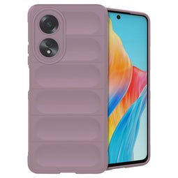 EasyGrip Backcover voor de Oppo A58 - Paars