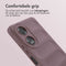 EasyGrip Backcover voor de Oppo A58 - Paars