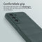 EasyGrip Backcover voor de Samsung Galaxy S21 FE - Donkergroen