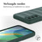 EasyGrip Backcover voor de Samsung Galaxy S21 FE - Donkergroen