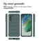 EasyGrip Backcover voor de Samsung Galaxy S21 FE - Donkergroen