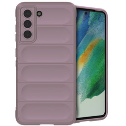 EasyGrip Backcover voor de Samsung Galaxy S21 FE - Paars