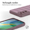 EasyGrip Backcover voor de Samsung Galaxy S21 FE - Paars