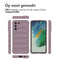 EasyGrip Backcover voor de Samsung Galaxy S21 FE - Paars