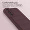 EasyGrip Backcover voor de Samsung Galaxy S22 - Aubergine