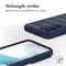EasyGrip Backcover voor de Samsung Galaxy S22 - Donkerblauw
